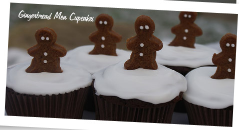 Gingerbread Cupcakes - Baking with the Pink Whisk