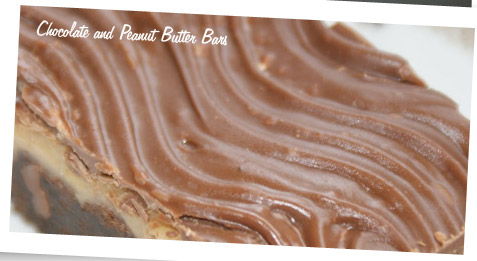 Chocolate Peanut Butter Bars - Baking with the Pink Whisk