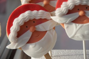 Father Christmas Cookie Lollies
