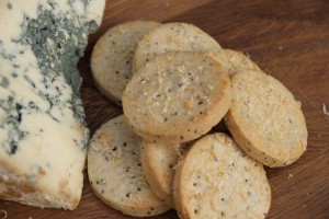 Parmesan and Poppy Seed Crackers