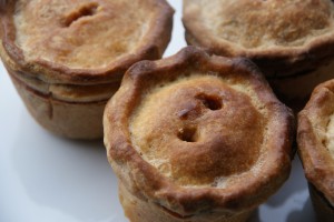 Pork Pie with Cranberry Jelly