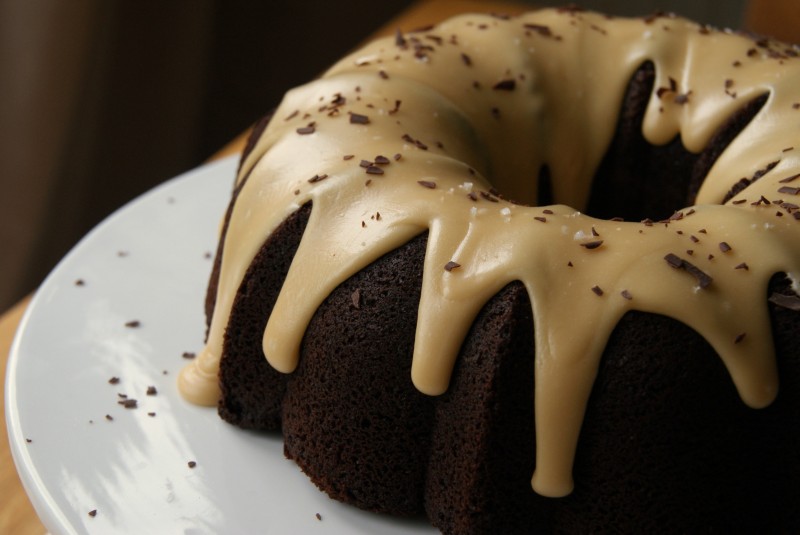 Chocolate & Salted Caramel Bundt Cake Baking, Recipes and Tutorials