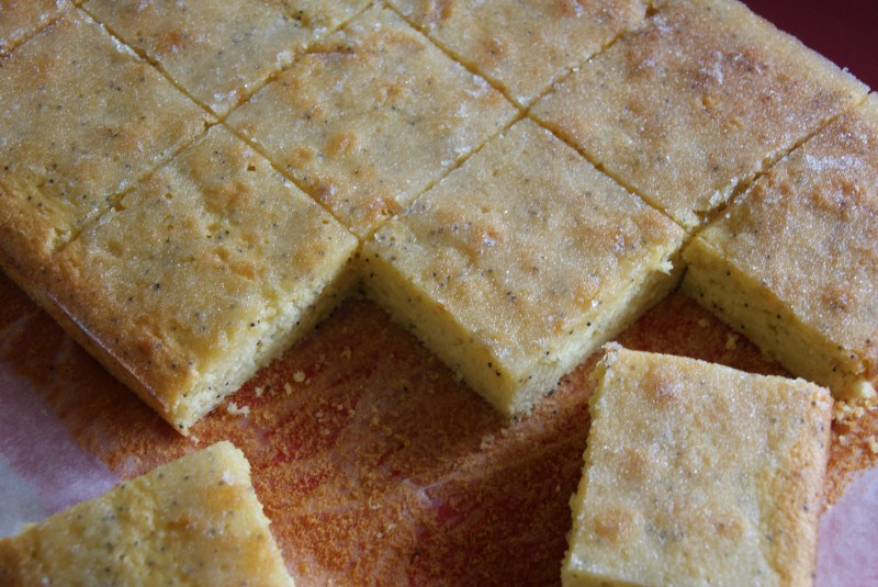 Lemon & Poppy Seed Traybake Baking, Recipes and Tutorials The Pink